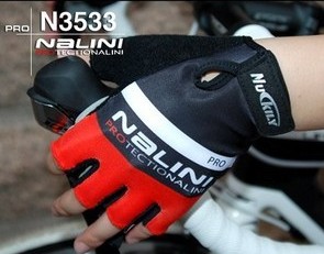 Cycling Gloves Nalini 2013 black and red